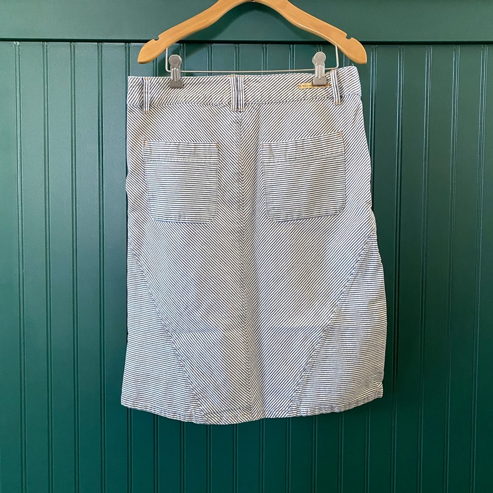 Pilcro and the letterpress striped skirt